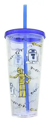 Star Wars Kanji Droids R2D2/C3PO Plastic Tumbler • $12.95