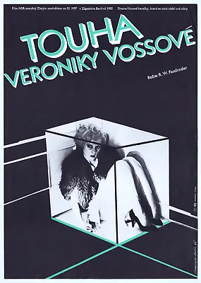 Veronika Voss - Rainer Werner Fassbinder Original A3 Czech Film Poster (1983) • $124.51