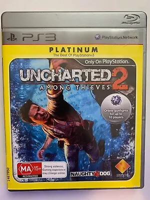 🇦🇺 PS3 Game Uncharted 2: Among Thieves Playstation 3 AUS PAL W/ Manual • $5.90