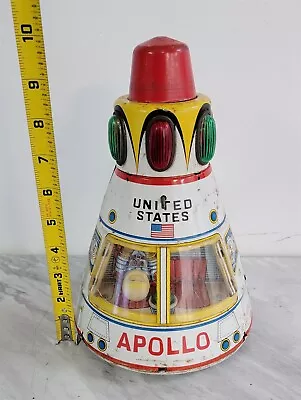 B-712 Vintage 60's Japan Battery Operated Tm Toys Apollo Space Capsule • $21.50