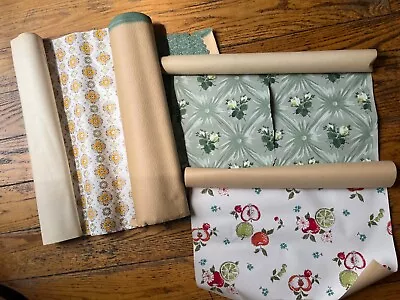 £88.47 • Buy 12+ Rolls Vintage 1950s Wallpaper Children’s Toys Colonial Floral Patriotic 26lb