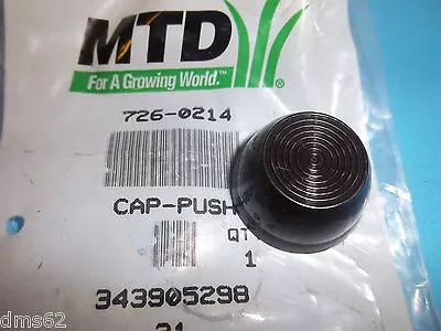 New Mtd Axle Push Cap   726-0214  Oem  • $5.99