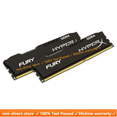 £21 • Buy HyperX FURY DDR4 8GB 16GB 32GB 3200 MHz PC4-25600 Desktop RAM Memory DIMM 288PIN