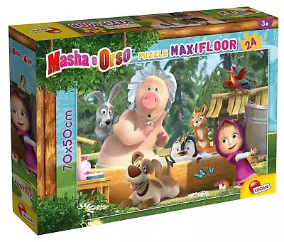 Liscianigiochi 86092 Masha Puzzle Maxifloor 24-UNA Buona Giornata Kids Multi-Co • $30.16