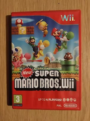 Nintendo Wii = New Super Mario Bros Wii - With Manual  • £12.99