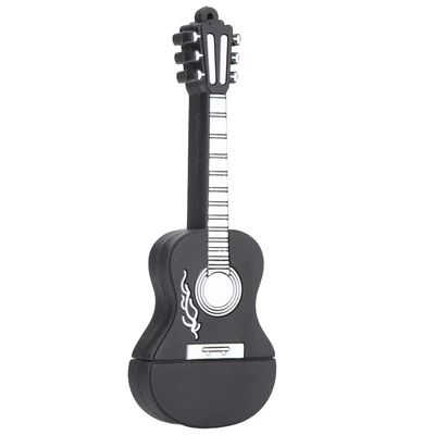 B Flash Drive Cute Cartoon Guitar Shape Portable Storage Memory Stick SM • $6.12