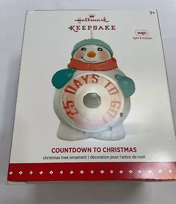 2015 Hallmark Keepsake Ornament Countdown To Christmas Magic Light & Motion New • $10.99