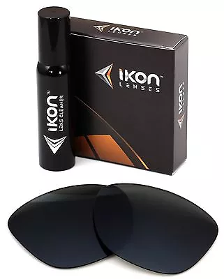 Polarized IKON Replacement Lenses For Oakley Frogskins LX Sunglasses - Black • $32.90