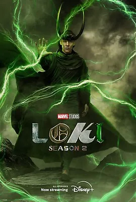 Marvel Disney  Loki  Art Print Scifi Promo Poster Wall Decor Gift Season 2 • $11.99
