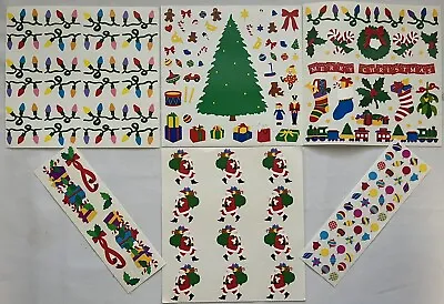 Lot Of 1990's Mrs Grossman's Christmas Stickers Retired Lights Santa Tree & Orn. • $4.50