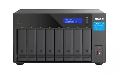 QNAP TVS-h874-i7-32G-US 8 Bay High-Speed Desktop NAS With M.2 PCIe Slots 12t... • $3527.25