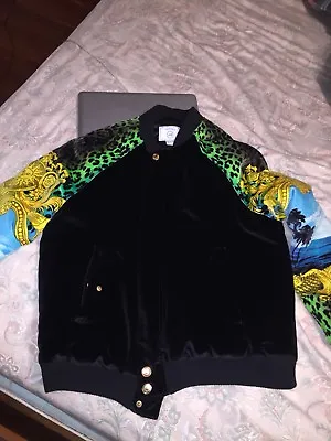 Versace X H&M Velvet Bomber Kanye West Size Large 100% Authentic • $1600