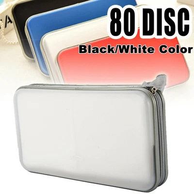 $8.99 • Buy USA 80 CD DVD Disc Carry Case Holder Bag Album Wallet Storage Ring Binder Book