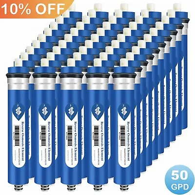 50 Pack 50 GPD RO Membrane Water Filter Fit For 5/6 Stage Reverse Osmosis System • $170.09