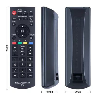 N2QAYB000822 Remote Control For Panasonic Viera TV N2QAYB000820 TC-L22X2 • $15.39