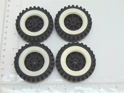 Set Of 4 Tonka Plastic Wheels/Inserts Replacement Toy Parts TKP-072-4 • $24