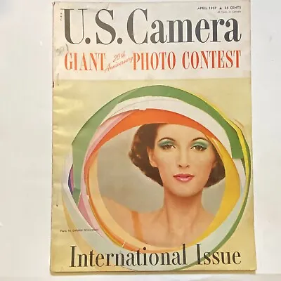 1957 US Camera Magazine Pinup Girls Beach Model Vintage Hollywood • $22.99