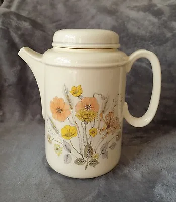 Vintage Retro J&G Meakin Coffee Pot C1980 Hedgerow Pattern 5 Mug Capacity  • £12