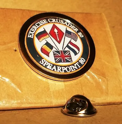 Exersize Crusader 80 Veteran Lapel Pin Badge . • £7