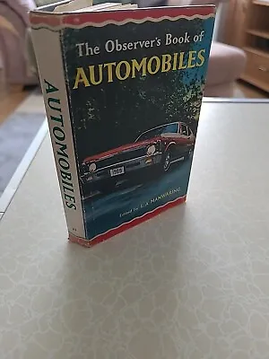 The Observer's Book Of Automobiles (L. A. Manwaring - 1969) (ID:94558) • £9.99