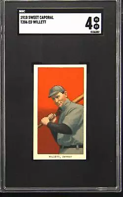 1910 T206 Sweet Caporal Ed Willett SGC 4 • $84