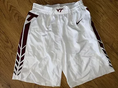2020-21 Nike Virginia Tech Hokies #2 Cartier Diarra Game Worn Basketball Shorts • $99.99
