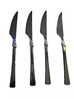 Mikasa Verona Stainless Flatware 4 Dinner Knives-discontinued • $25.99