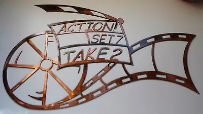 Movie Clapper Metal Art - Copper - 24  X 15  • $39.98