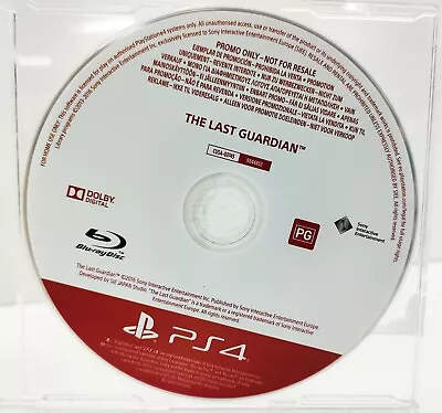 The Last Guardian - Sony PS4 **PROMO DISC** • $25