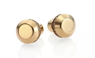 Designer Michael KORS Gold Round Pave Crystal Stud Earrings • $27.99