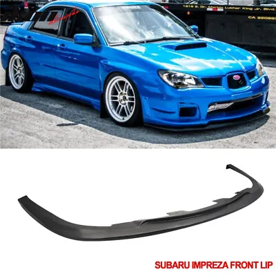 Fits 06-07 Subaru Impreza WRX STI S204 Front Bumper Lip Spoiler Splitter PP • $59.98