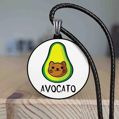 £2.99 • Buy Avocato Cat Necklace Pendant