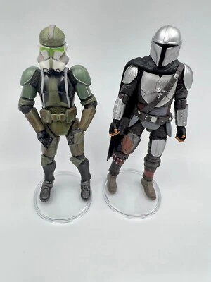 $19.95 • Buy 20 X Modern Star Wars Figure Display Stands - Wide 1.5 ” - T4-C