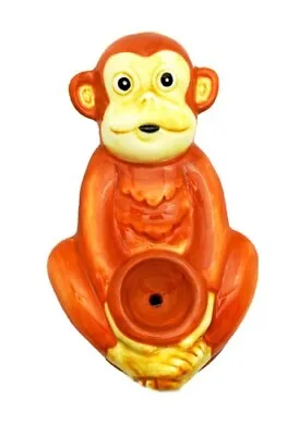 Cool Ceramic Monkey Pipe Great Quality • $24.99