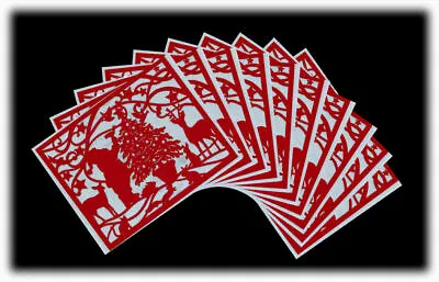 10X Lot Mrs. Grossman's Laser-Cut Oh Christmas Tree Santa Holidays Stickers • $9.99