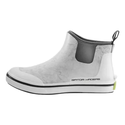 Gator Waders Ghost (White/Gray) Waterproof Deck Shoes Men's Sizes 12 13 & 14 • $30.99