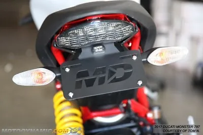 17-20 Ducati Monster 797 797+ Fender Eliminator Tidy Tail + LED License Light • $105.95