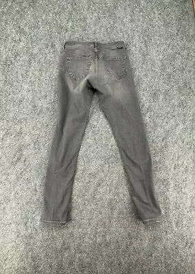 H&M &Denim Jeans Womens Size 25 X 30 Low Waist Jegging Distressed Gray Stretch • $13.99