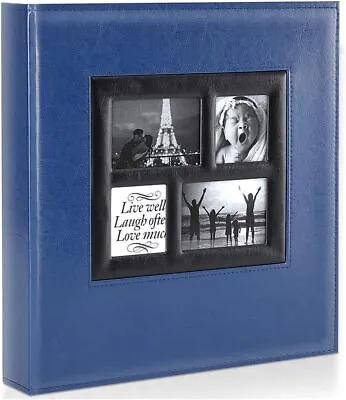 £24.49 • Buy Photo Album 500 Pockets 6x4 Photos, Extra Large Size Leather Cover Slip
