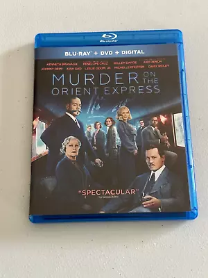 Murder On The Orient Express (2017) Blu-Ray + DVD Used NO DIGITAL COPY Nice • $11.99