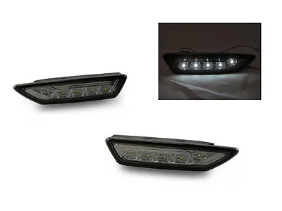 Smoke White LED Bumper Side Marker Lights For 2009-2012 Mercedes R230 SL Class • $63.69