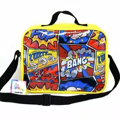 Boys Comic Lunch Bag W/strap • $10.79