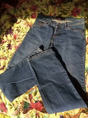 £85 • Buy Prada Genuine Vintage 90s Low To Midrise Mid-wash Jeans Size 29W 34L