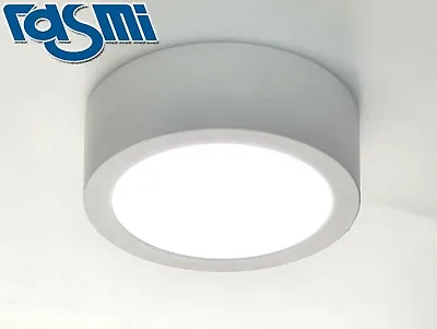 Rasmi 18w LED Surface Mounted White Finish Downlight IP40 • £5.99