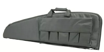 VISM Scoped Rifle Case 46  Rifle Range Bag Shooting Hunting Tactical GRAY • $52.50