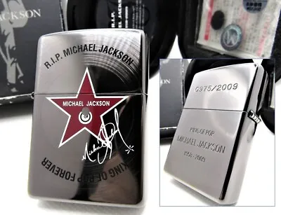 MJ Michael Jackson RIP Double Sides Limited ZIPPO 2009 MIB Rare • $145