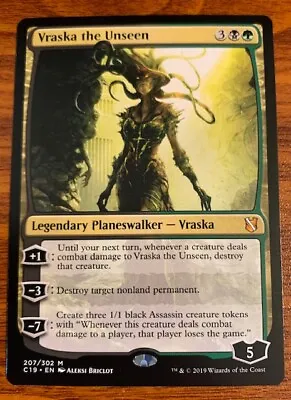 2019 MTG Wizards Of The Coast Commander 2019 Vraska The Unseen #207/302 Used • $18.88