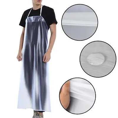 Unisex Heavy Duty Transparent Clear Waterproof Dish Home Cooking Washing Aprons • $5.79