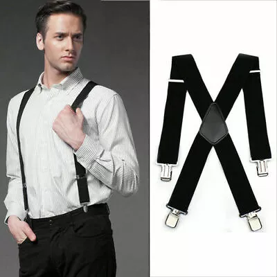 £9.10 • Buy Heavy Duty Work Trouser Braces 50mm Highly Elasticated