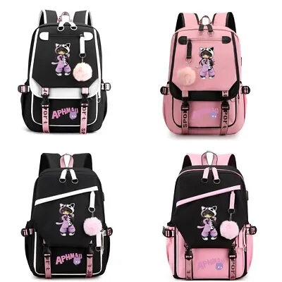 New Aphmau Game Backpack Kids School College Student Laptop Bag Travel Rucksack • $29.99